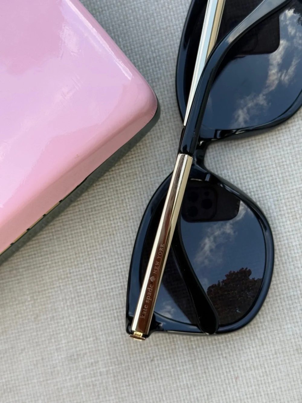 Kate Spade Black & Gold Sunglasses